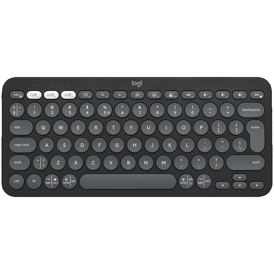 LOGITECH K380S Bluetooth Keyboard - TONAL GRAPHITE - NORDIC