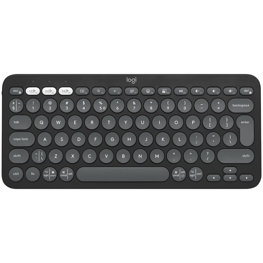LOGITECH K380S Bluetooth Keyboard - TONAL GRAPHITE - NORDIC