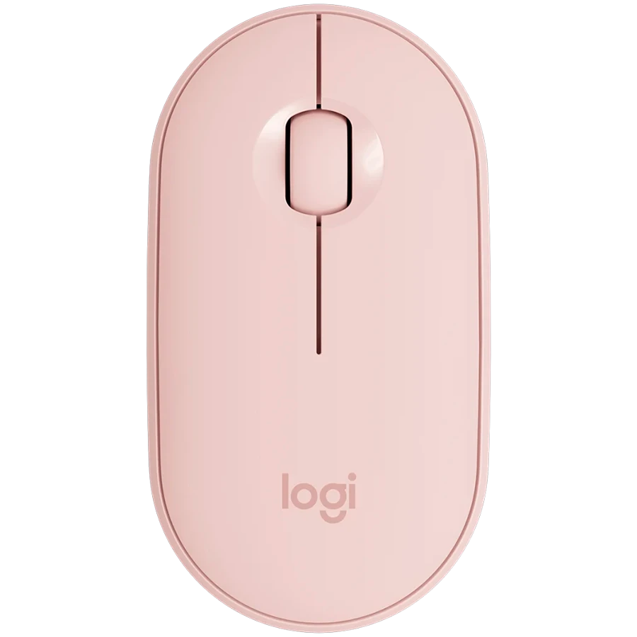 LOGITECH M350S Pebble 2 Bluetooth Mouse - TONAL ROSE