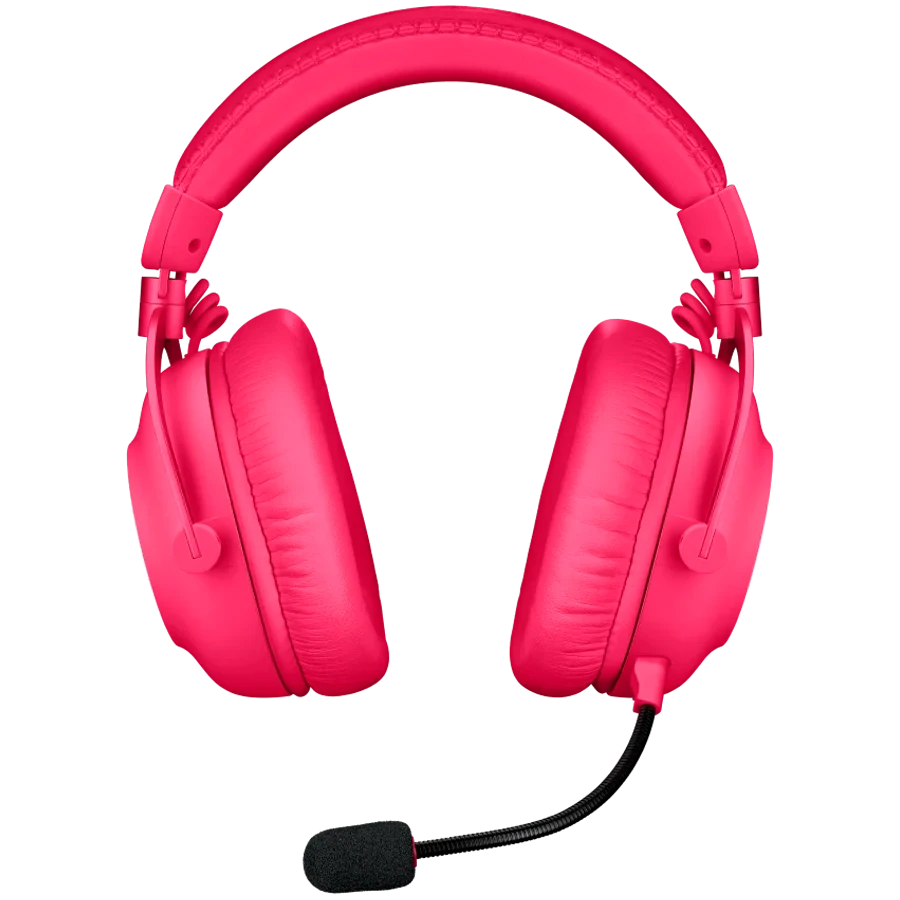 LOGITECH G PRO X2 LIGHTSPEED Wireless Gaming Headset - Blue Mic - MAGENTA