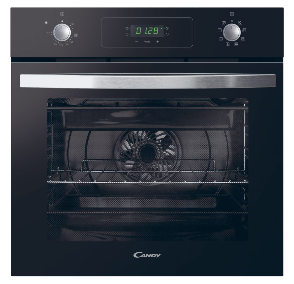 Candy Oven FIDC N625 L 70 L Electric Steam Mechanical control with digital timer Height 59.5 cm Width 59.5 cm Black