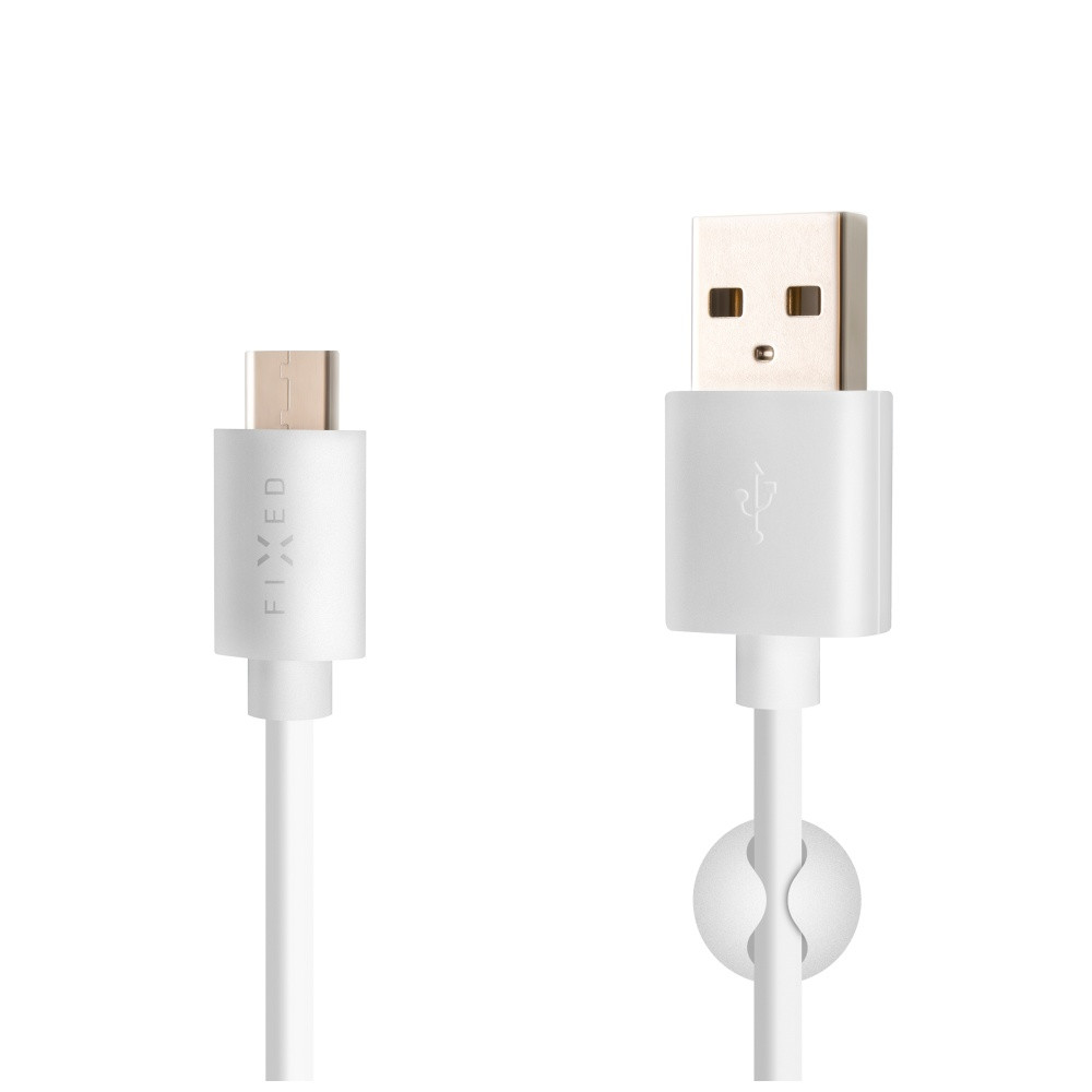 Fixed | Data And Charging Cable With USB/USB-C Connectors | White