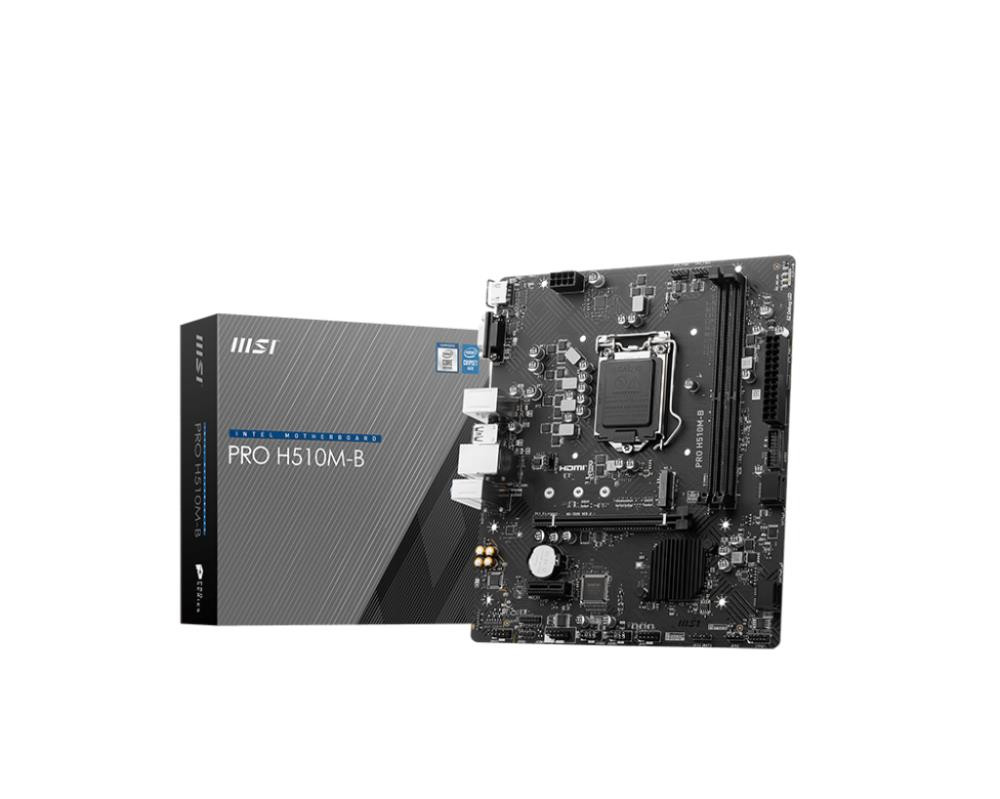 MSI PRO H510M-B emaplaat Intel H470 LGA 1200 (Socket H5) Mikro ATX