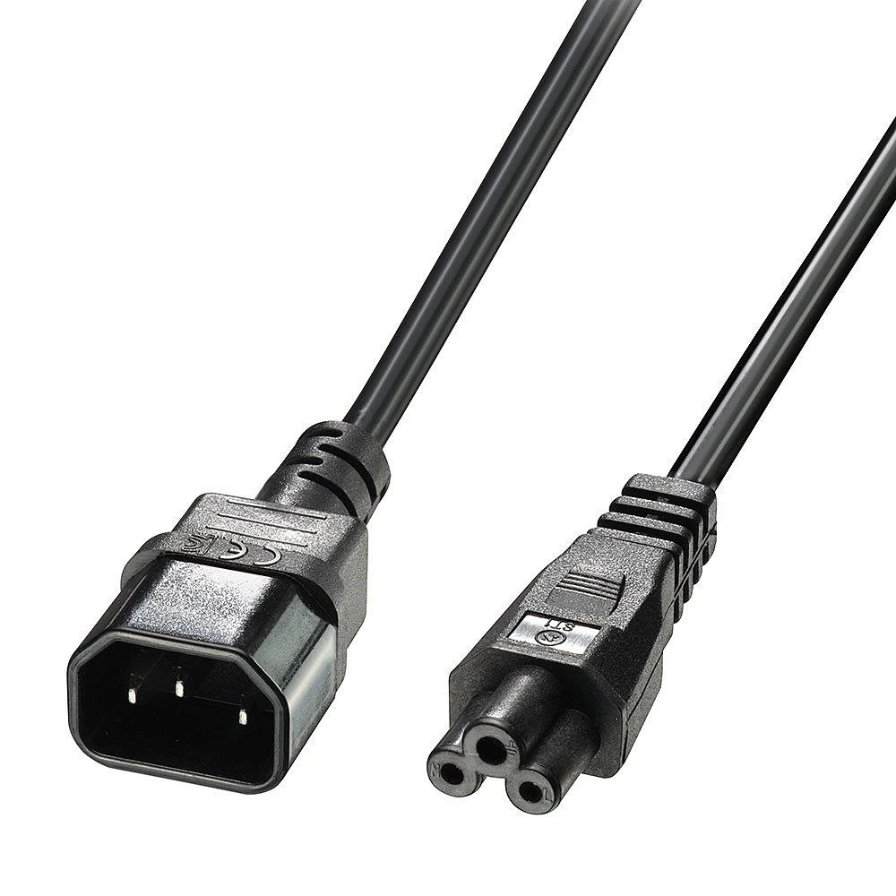Lindy 30341 toitekaabel Must 2 m C14 pistikut C5 pistikut
