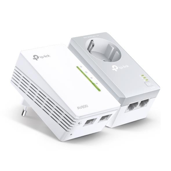 TP-Link TL-WPA4226 KIT elektriliinisidevõrgu võrguadapter 600 Mbit/s Ethernet LAN WiFi Valge 2 tk