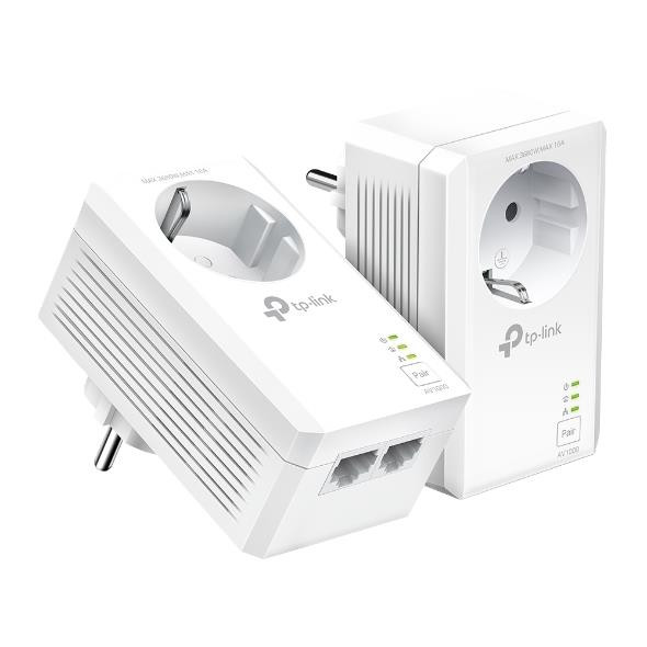 TP-Link TL-PA7027P KIT elektriliinisidevõrgu võrguadapter 1000 Mbit/s Ethernet LAN Valge 2 tk