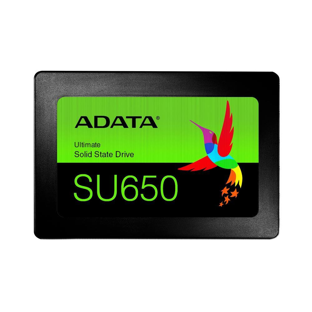 SSD|ADATA|SU650|256GB|SATA 3.0|3D NAND|Write speed 450 MBytes/sec|Read speed 520 MBytes/sec|2,5"|TBW 140 TB|MTBF 2000000 hours|ASU650SS-256GT-R