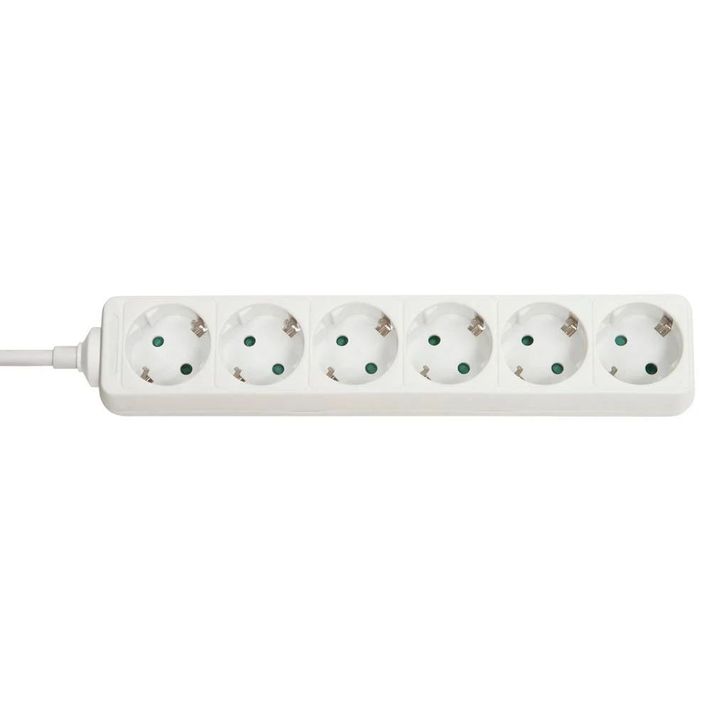 Lindy 73102 pikendusjuhe 6 vahelduvvoolu kontakt Hoonesisene Valge