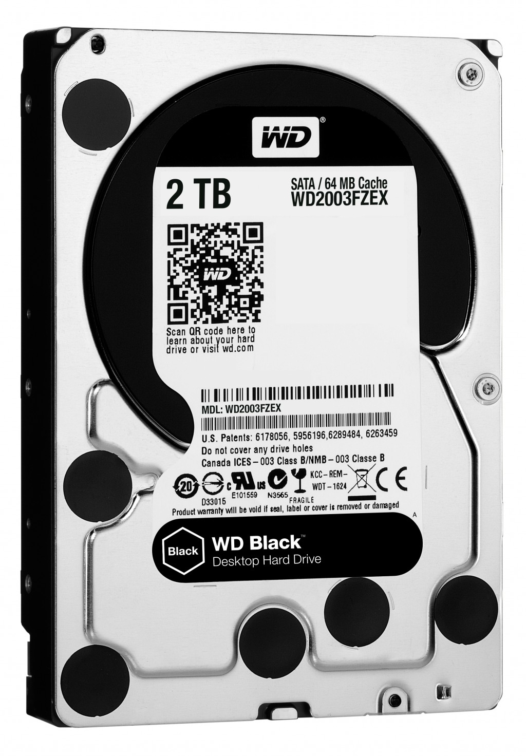 WD Black 2TB HDD SATA 6Gb/s