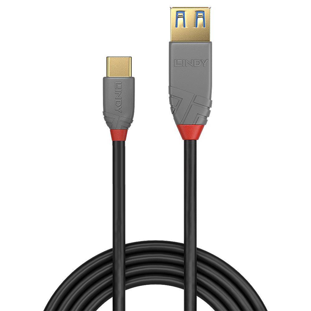 Lindy 36895 USB-kaabel 0,15 m USB 3.2 Gen 2 (3.1 Gen 2) USB C USB A Must