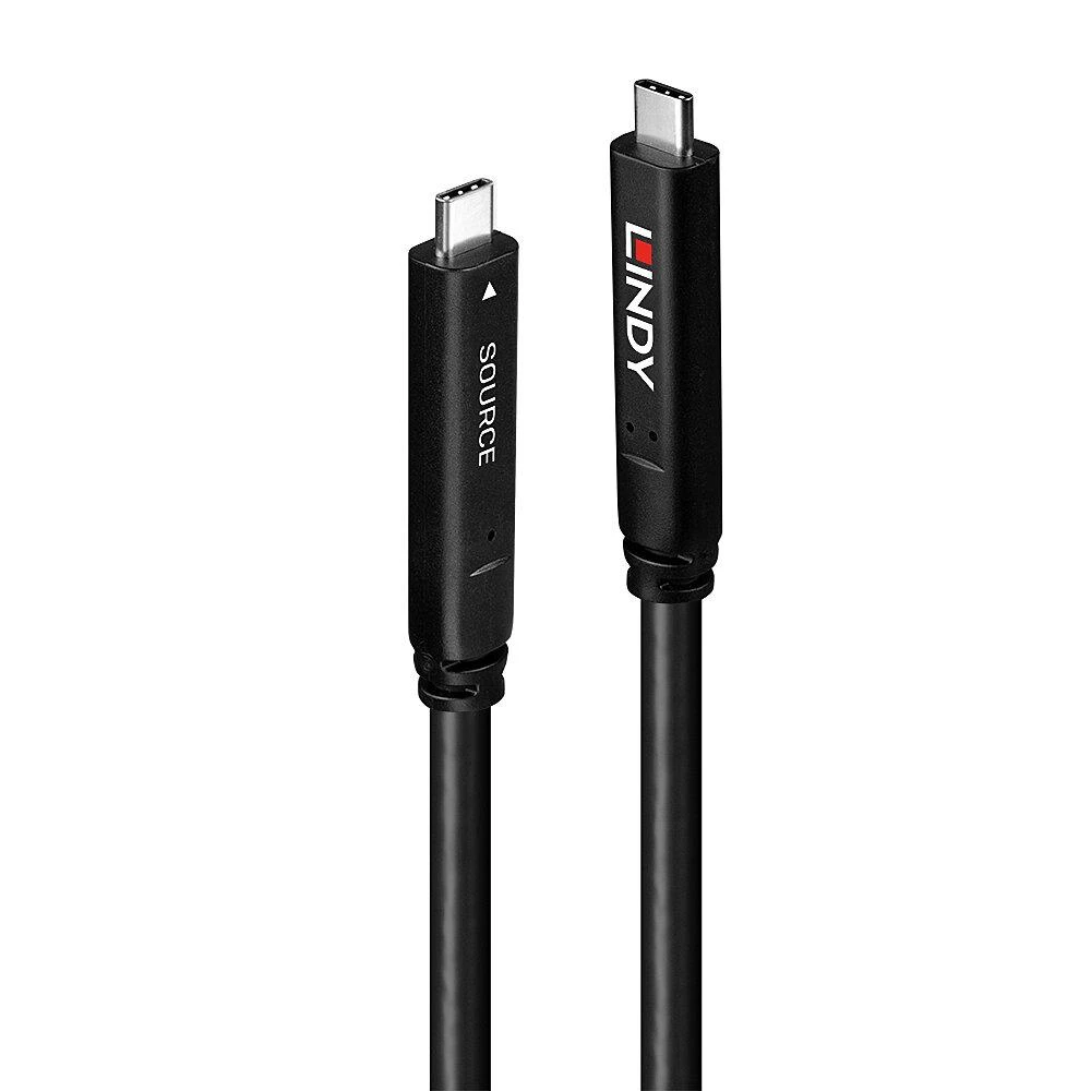 Lindy 43333 USB-kaabel USB 3.2 Gen 1 (3.1 Gen 1) 10 m USB C Must