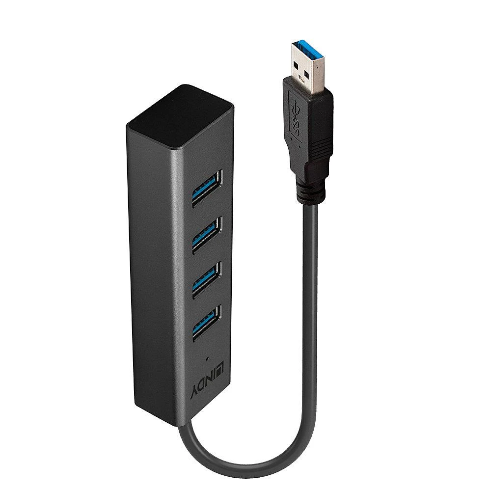 Lindy 43324 jaotur USB 3.2 Gen 1 (3.1 Gen 1) Type-A 5000 Mbit/s Must