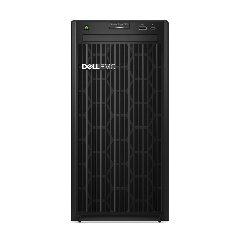 Dell | PowerEdge | T150 | Tower | Intel Pentium | 1 | G6405T | 2C | 4T | 3.5 GHz | 1000 GB | Up to 4 x 3.5" | No PERC | iDRAC9 Basic | Warranty Channel Basic NBD 36 month(s)
