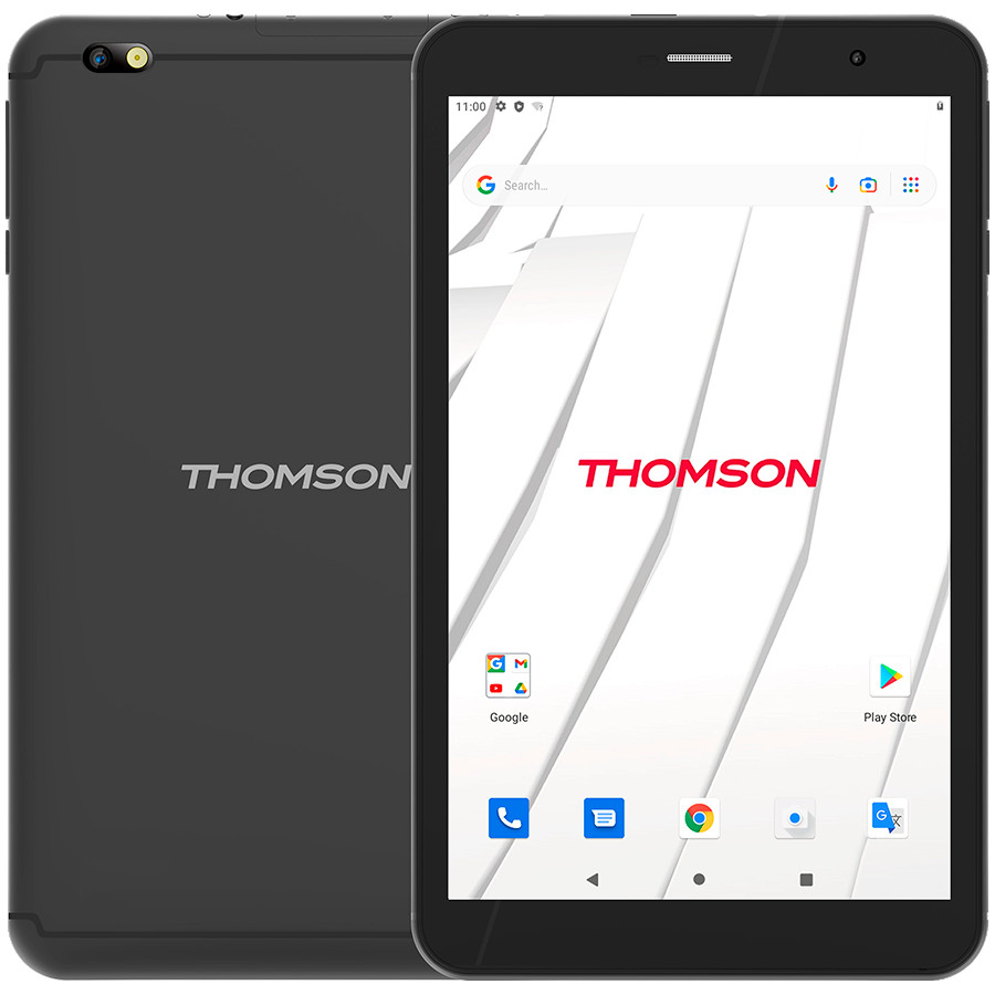 THOMSON TEO8 LTE, 8-inch (1280X800) HD display, Quad Qore SC9832E, 2 GB RAM, 32 GB ROM, 1xNANO SIM, 1xMicroSD, 1xMicroUSB, 2.0MP front camera, 5.0MP rear camera, WiFi AC, 4G LTE, BT 4.0, 4000mAh 3.8V battery, Plastic/Black, Android 13Go Edition