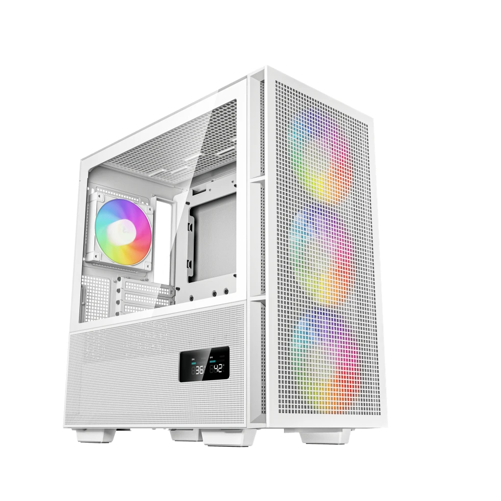 Deepcool | MID TOWER CASE | CH560 Digital | Side window | White | Mid-Tower | Power supply included No | ATX PS2
