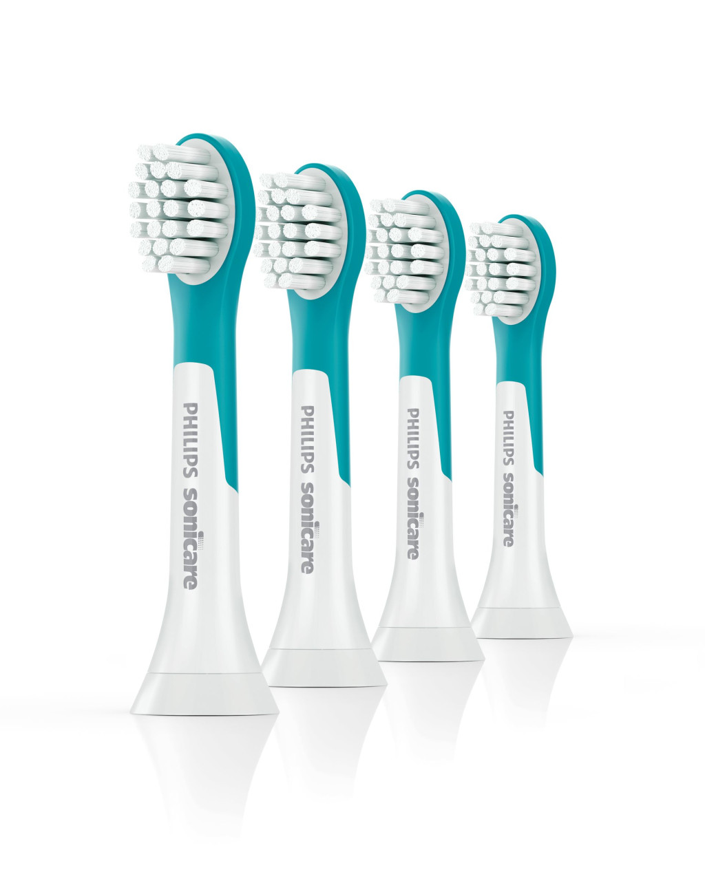 Philips | Sonicare Toothbrush Heads | HX6034/33 | Heads | For kids | Number of brush heads included 4 | Number of teeth brushing modes Does not apply | Aqua