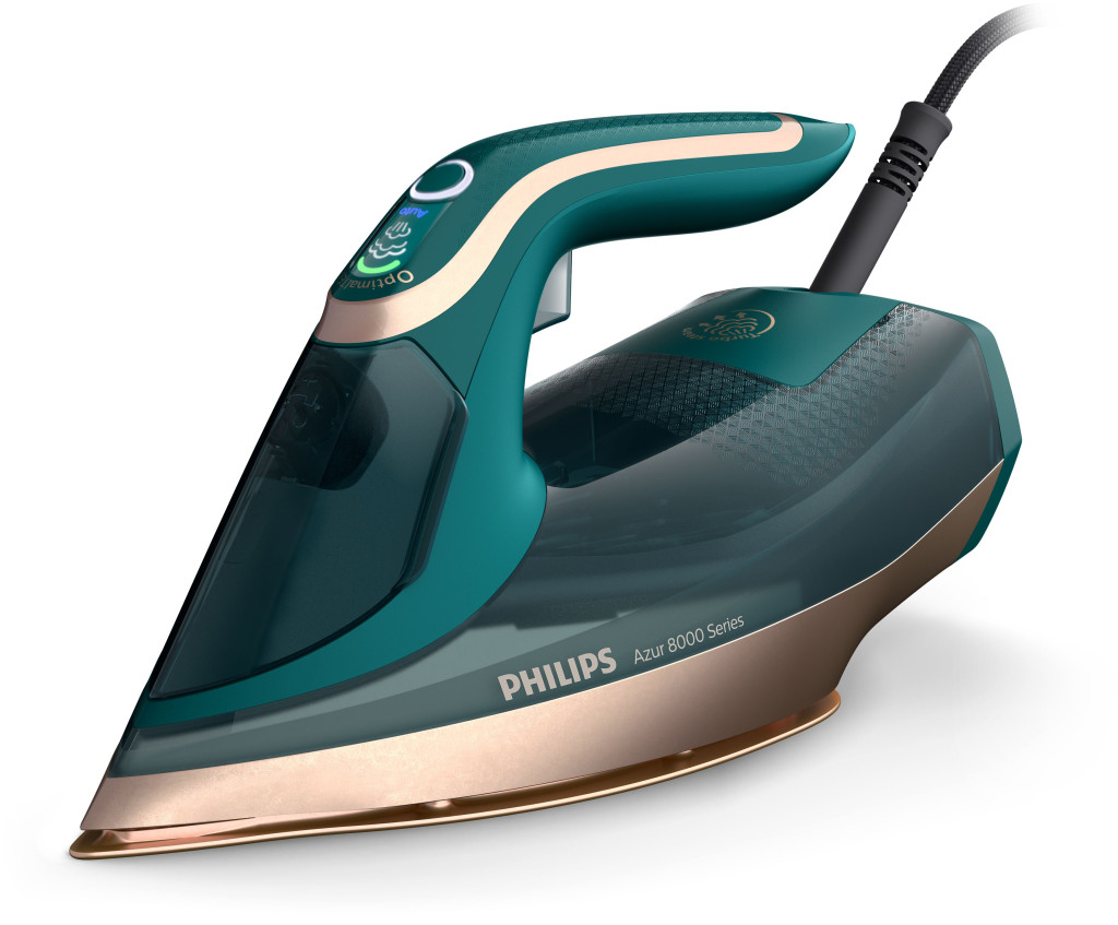 Philips | DST8030/70 Azur | Steam Iron | 3000 W | Water tank capacity 350 ml | Continuous steam 70 g/min | Green