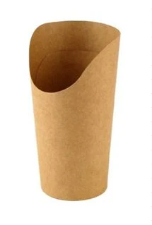 Friikartuli korv KRAFT, papp, D 6 cm, H 13,5 cm, 50 tk