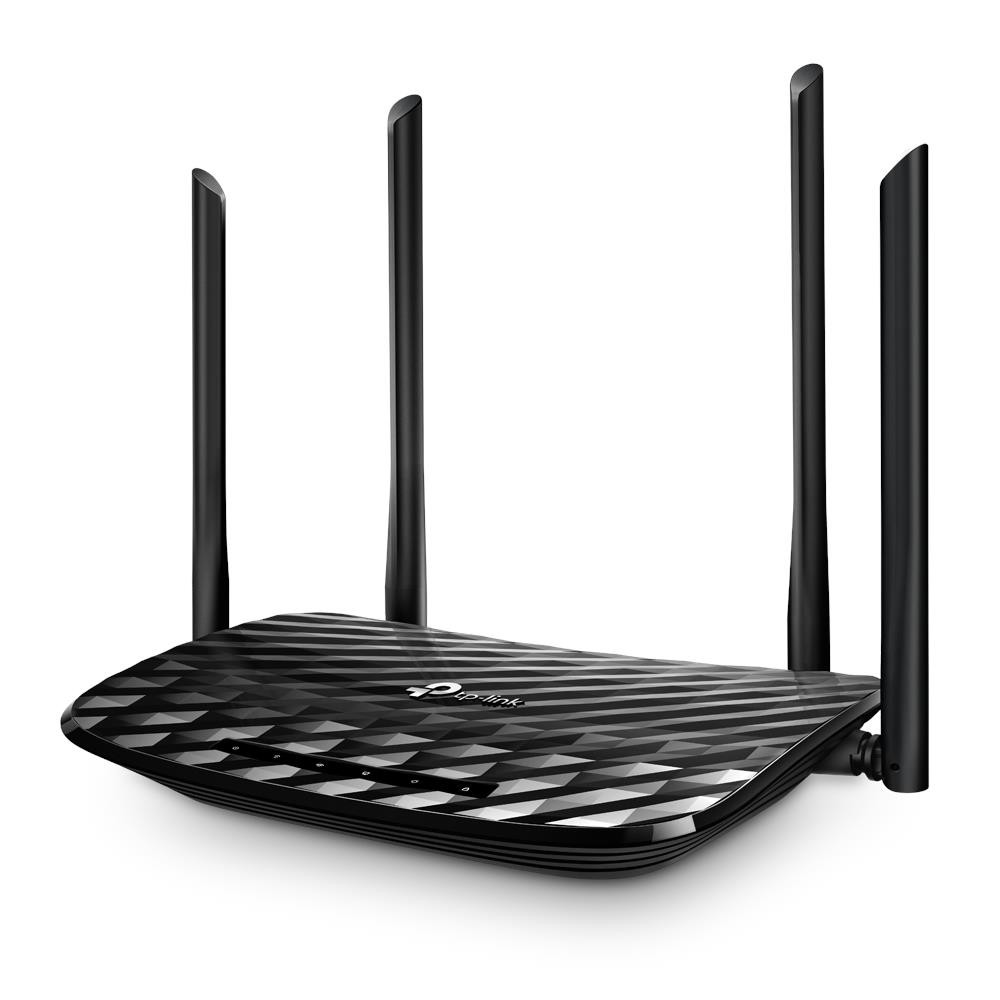 TP-Link AC1200 juhtmevaba ruuter Gigabit Ethernet Kaks sagedusala (2,4 GHz / 5 GHz) Must