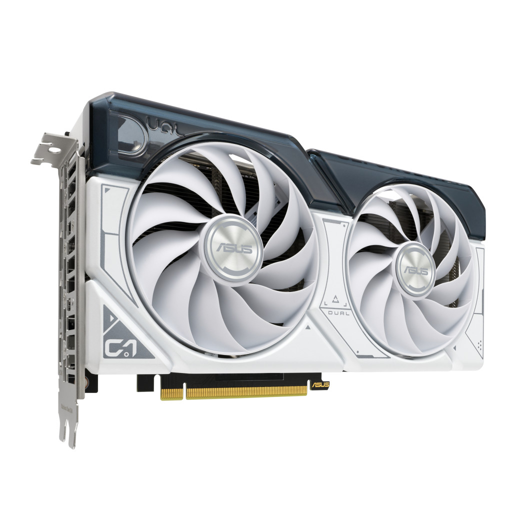 Asus | DUAL-RTX4060-O8G-WHITE | NVIDIA | 8 GB | GeForce RTX 4060 | GDDR6 | HDMI ports quantity 1 | PCI Express 4.0 | Memory clock speed 17000 MHz