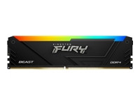 Kingston Technology FURY Beast RGB mälumoodul 16 GB 2 x 8 GB DDR4