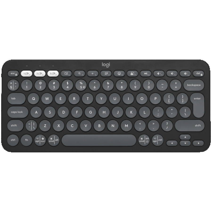 LOGITECH K380S Bluetooth Keyboard - TONAL GRAPHITE - US INT'L