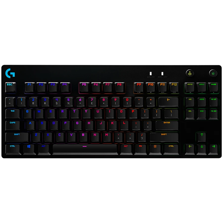 LOGITECH G PRO X TKL LIGHTSPEED Mechanical Gaming Keyboard - BLACK - US INT'L - TACTILE