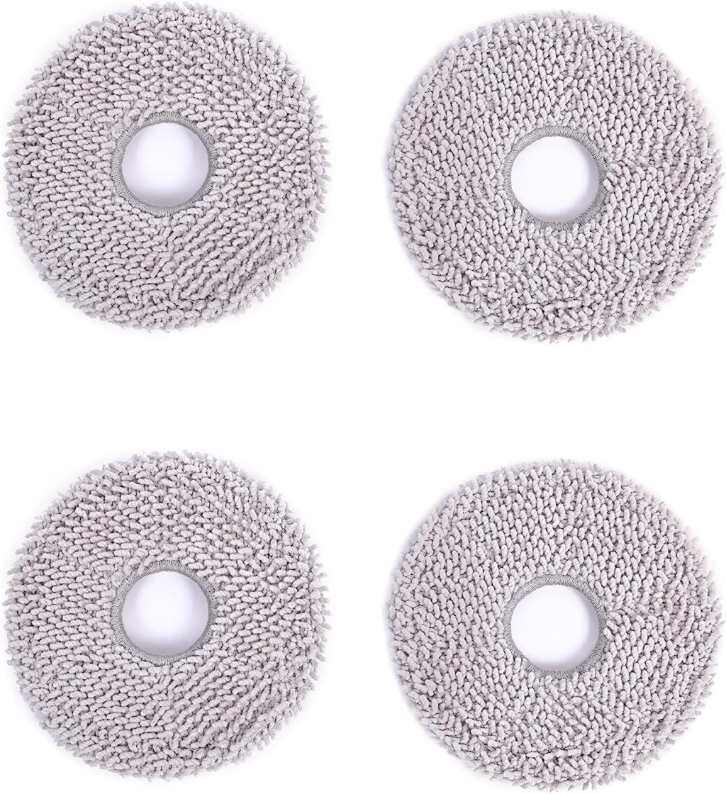 Ecovacs | D-WP04-0012 | Washable Improved Mopping Pads for OZMO Turbo Mopping Systems of X1 OMNI/X1 TURBO/T10 TURBO/ T20 OMNI/X2 OMNI | 4 pc(s)