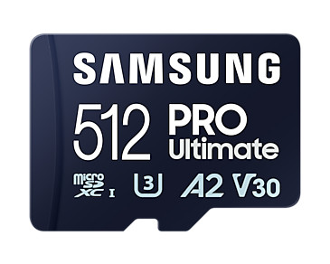 Samsung | MicroSD Card with Card Reader | PRO Ultimate | 512 GB | microSDXC Memory Card | Flash memory class U3, V30, A2