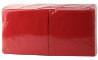 Salvrätikud LENEK punased, 24x24cm, 1-kihiline, 400tk
