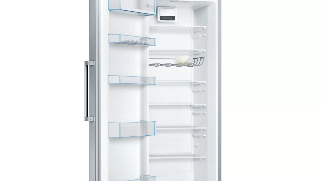 Bosch | KSV33VLEP | Refrigerator | Energy efficiency class E | Free standing | Larder | Height 176 cm | 39 dB | Stainless Steel