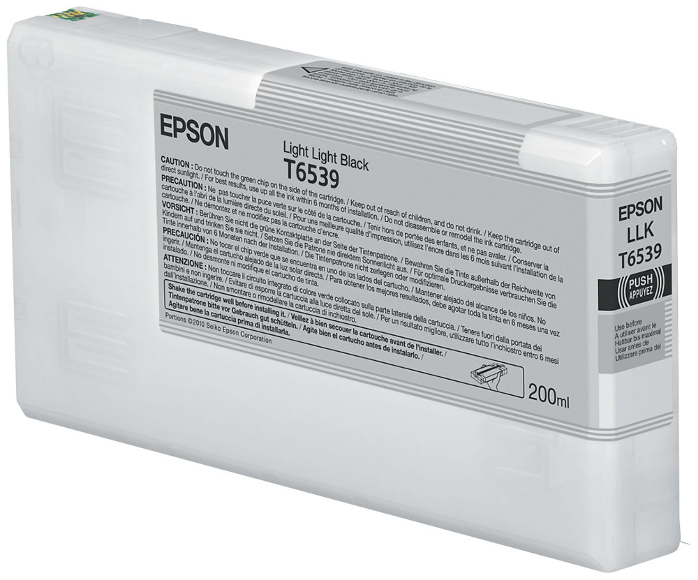 Epson T6539 Light Light Black Ink Cartridge (200ml)