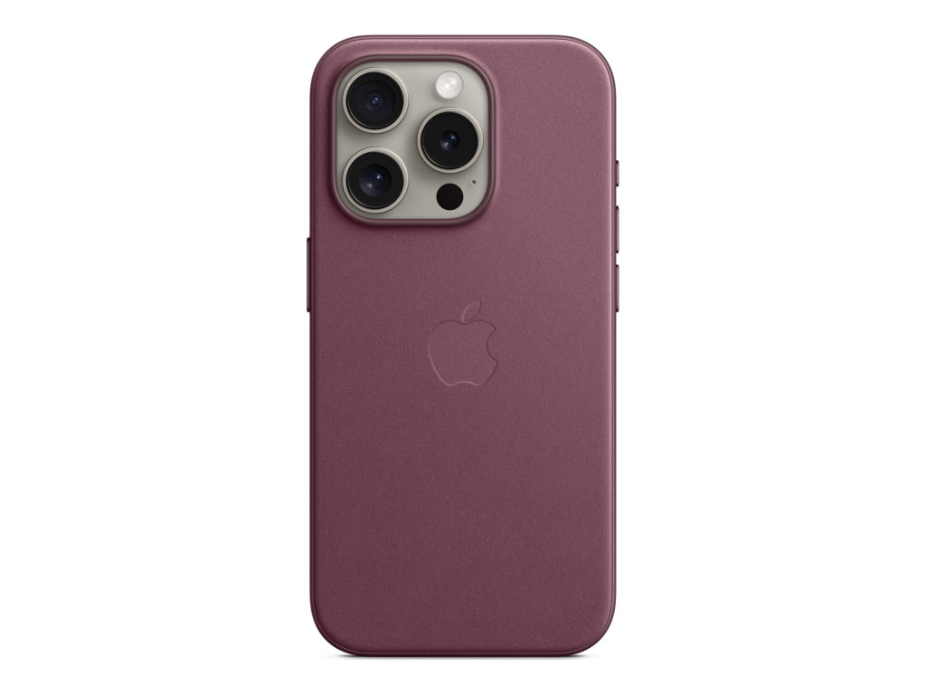 Apple iPhone 15 Pro FineWoven Case with MagSafe - Mulberry | Apple | MT4L3ZM/A | For mobile phone | Apple | Apple iPhone 15 Pro | Microtwill | Mulberry | Protective cover
