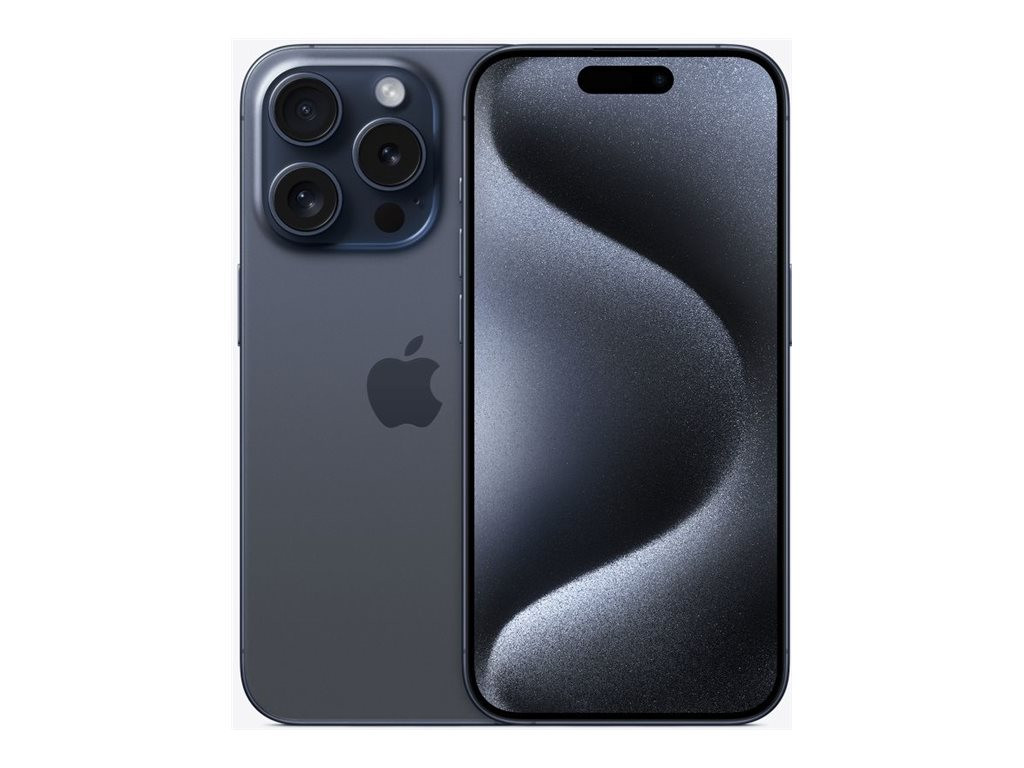 Apple | iPhone 15 Pro | Blue Titanium | 6.1 " | Super Retina XDR display with ProMotion | Apple | A17 Pro | Internal RAM 8 GB | 128 GB | Dual SIM | Nano-SIM and eSIM | 3G | 4G | 5G | Main camera 48+12+12 MP | Secondary camera 12 MP | iOS | 17