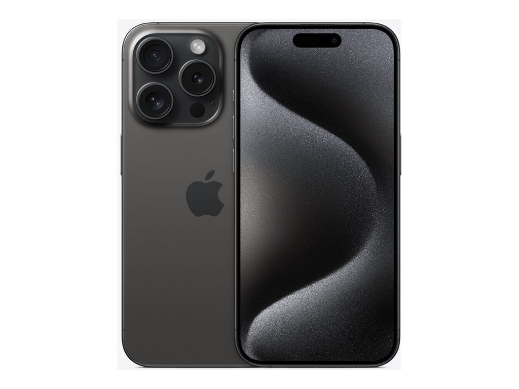 Apple | iPhone 15 Pro | Black Titanium | 6.1 " | Super Retina XDR display with ProMotion | Apple | A17 Pro | Internal RAM 8 GB | 512 GB | Dual SIM | Nano-SIM and eSIM | 3G | 4G | 5G | Main camera 48+12+12 MP | Secondary camera 12 MP | iOS | 17