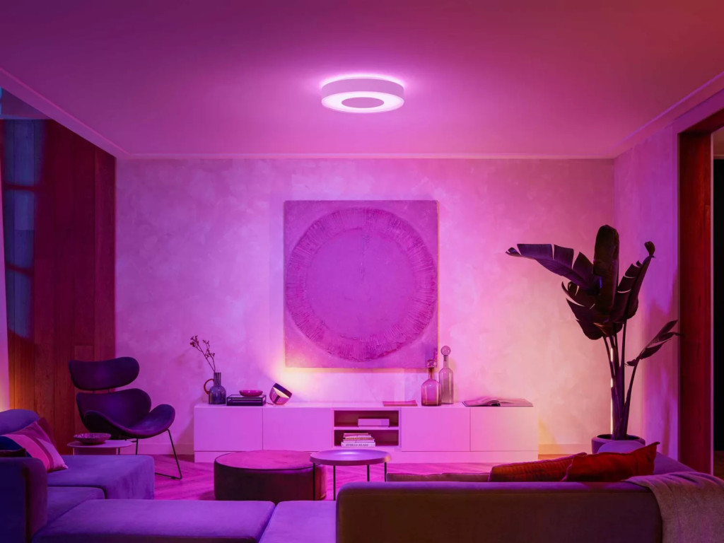 Philips Hue Infuse L ceiling lamp white | Philips Hue | Infuse L ceiling lamp white | 52.5 W | White and color ambiance 2000-6500 | Bluetooth
