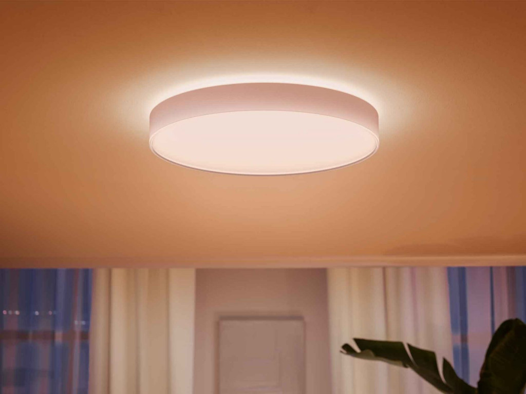 Philips Hue Enrave XL ceiling lamp white | Philips Hue | Enrave XL ceiling lamp white | 48 W | White Ambiance 2200-6500 | Bluetooth