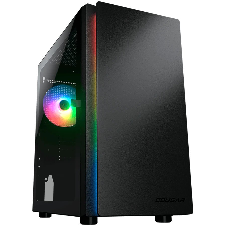 COUGAR PURITY RGB PC Case, Mini Tower, Black