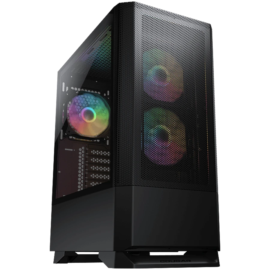 COUGAR MX430 Mesh RGB PC Case, Mid Tower, Black