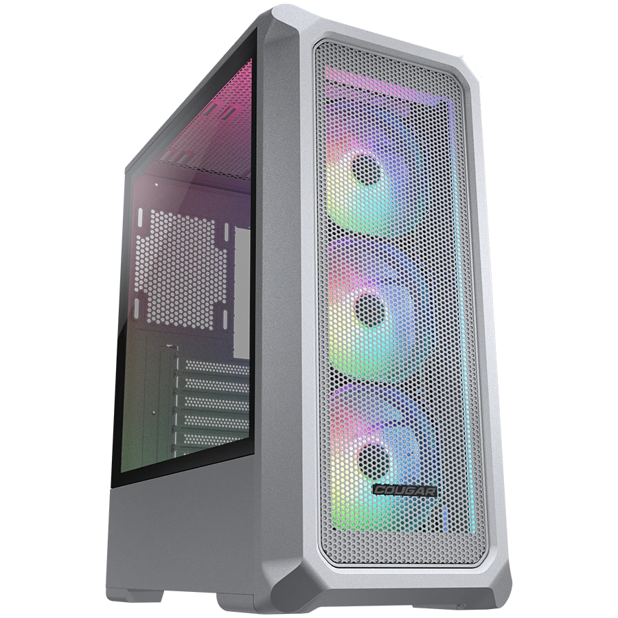 COUGAR Archon 2 Mesh RGB PC Case, Mid Tower, White