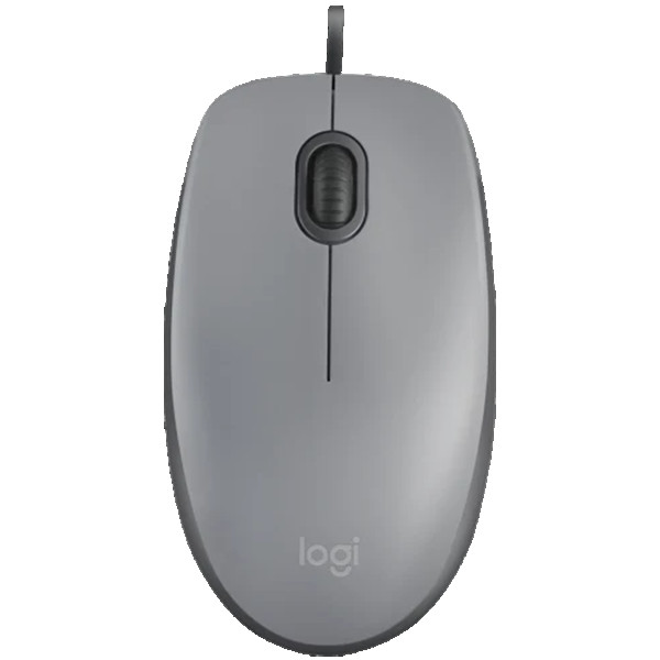 LOGITECH M110 Silent - MID GRAY - USB - N/A - EMEA-808 - AKOYA HANGTAB BOX M110S