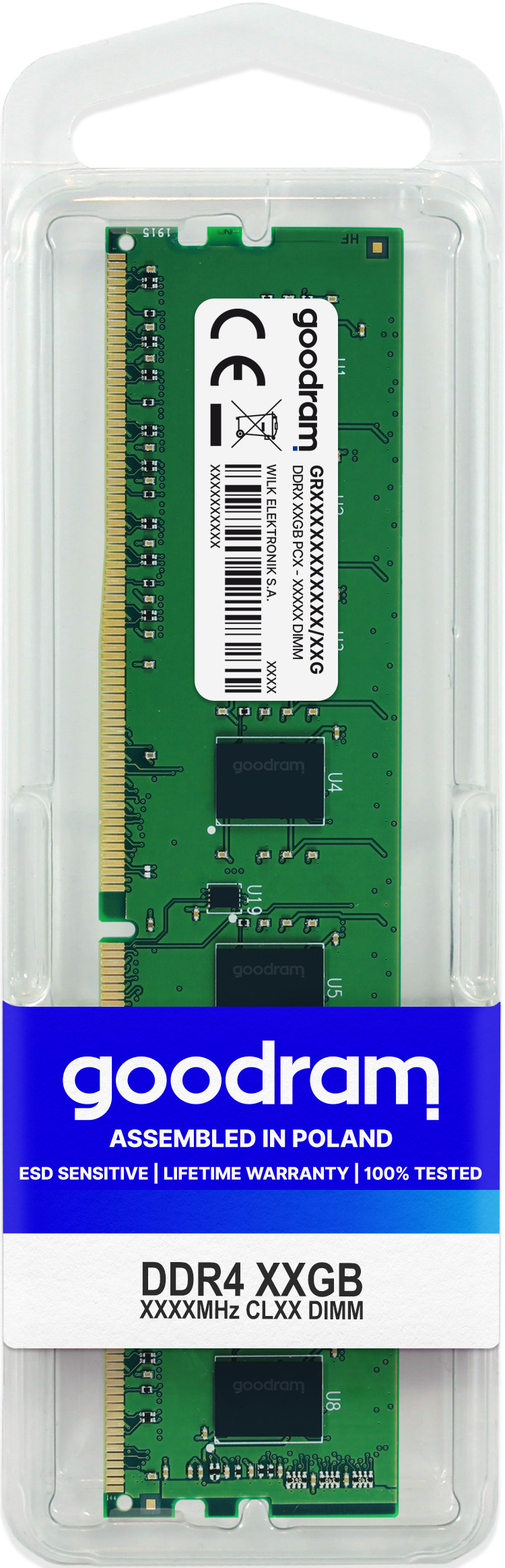 GOODRAM DDR4 8GB 3200MHz CL22 DIMM