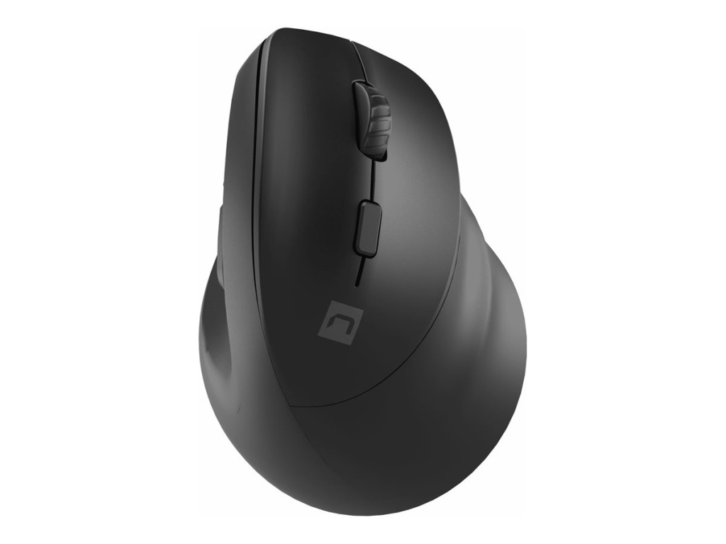 Natec | Vertical Mouse | Vertical Mouse | Crake 2 | Wireless | Bluetooth, 2.4GHz | Black