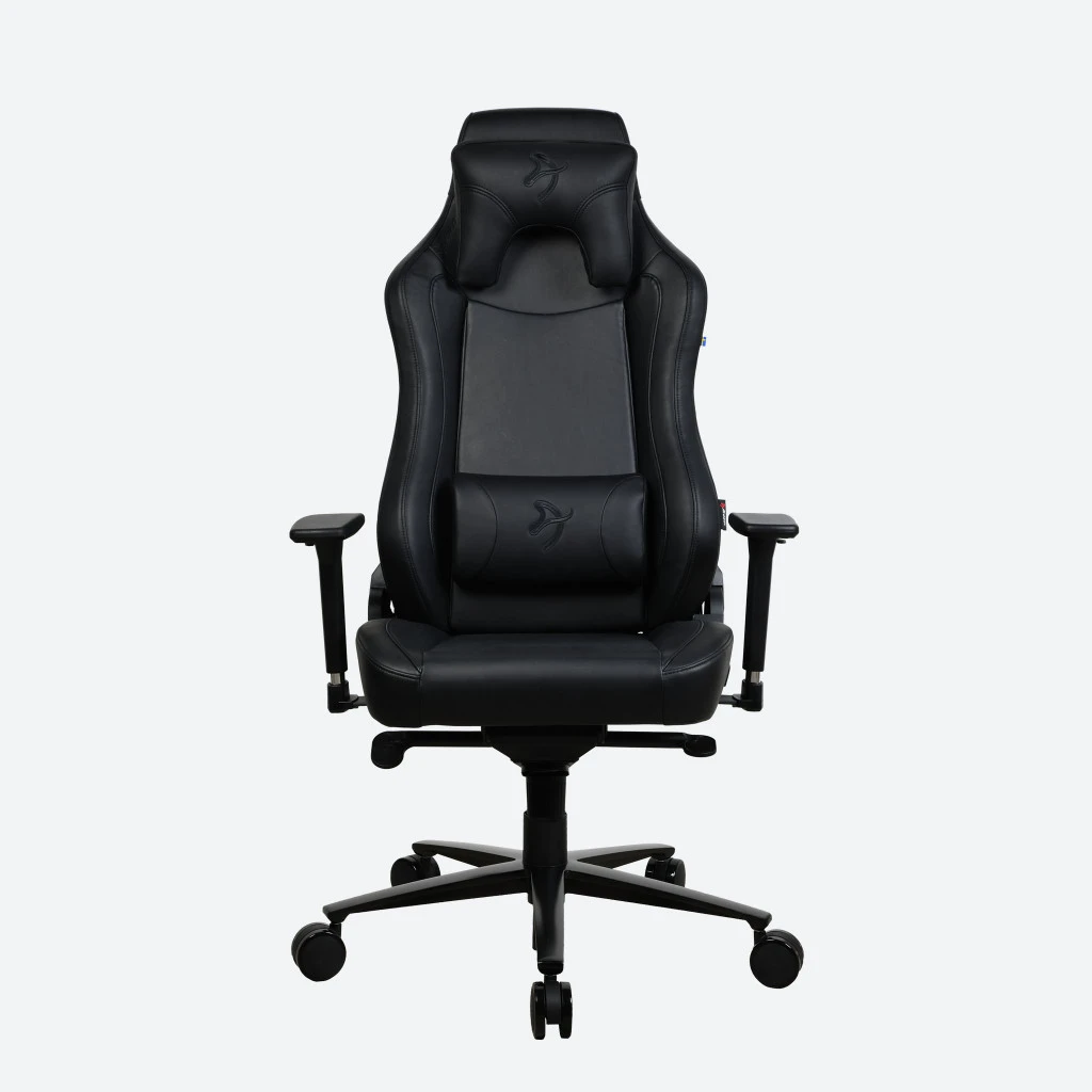Arozzi Frame material: Metal; Wheel base: Aluminium; Upholstery: Soft PU | Gaming Chairs | Vernazza SoftPU | Pure Black