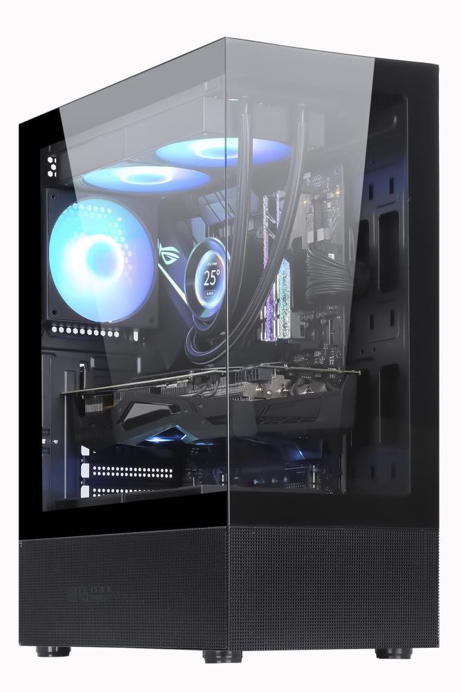 Case|GOLDEN TIGER|Raider DK-6|MidiTower|Case product features Transparent panel|Not included|ATX|Colour Black|RAIDERDK6