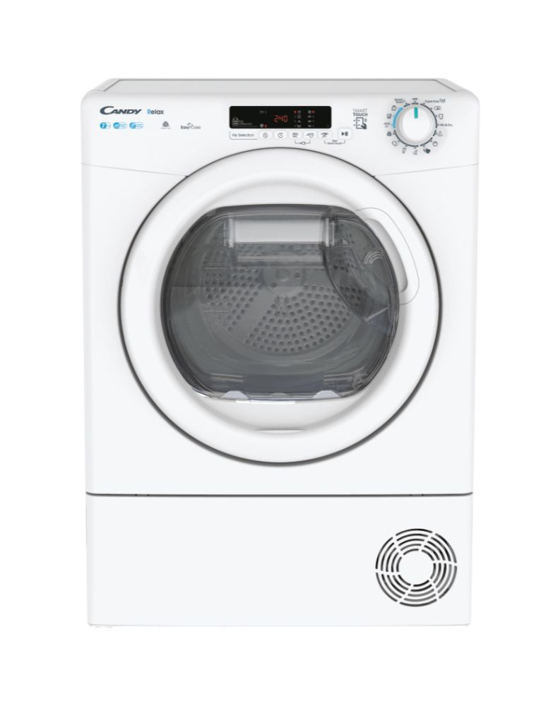 Candy | CR4 H7A1DE-S | Dryer Machine | Energy efficiency class A+ | Front loading | 7 kg | Digit | Depth 48.4 cm | NFC | White