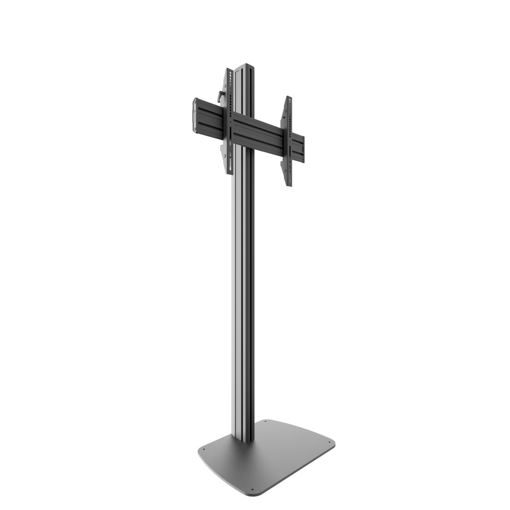 EDBAK | Flat Screen Stand for 40-75” Screen | Floor stand | STDV100 | Height adjustment, Tilt | Black