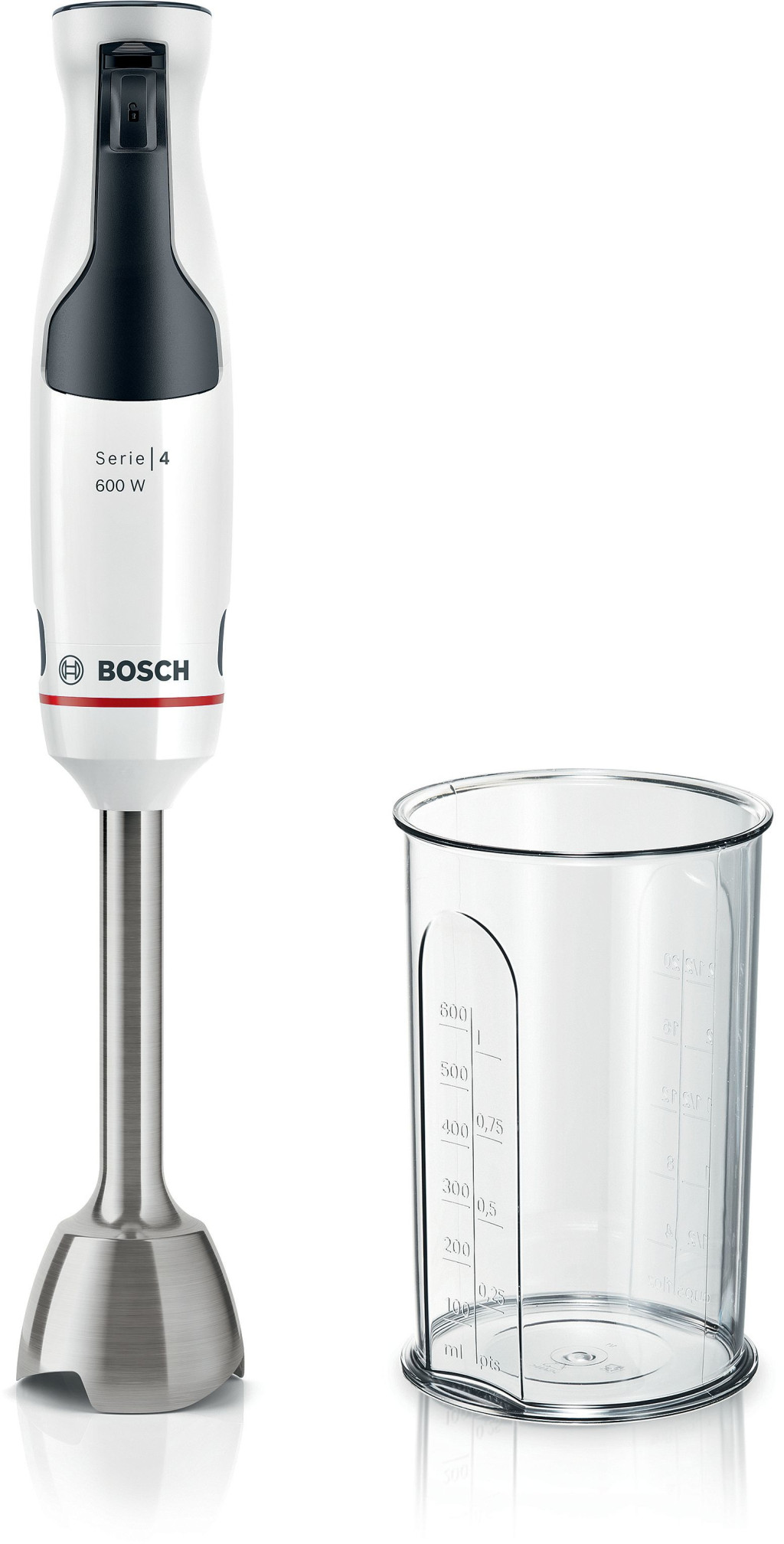 Bosch | MSM4W210 ErgoMaster | 600 W | Hand Blender | Hand Blender | Number of speeds 1 | White