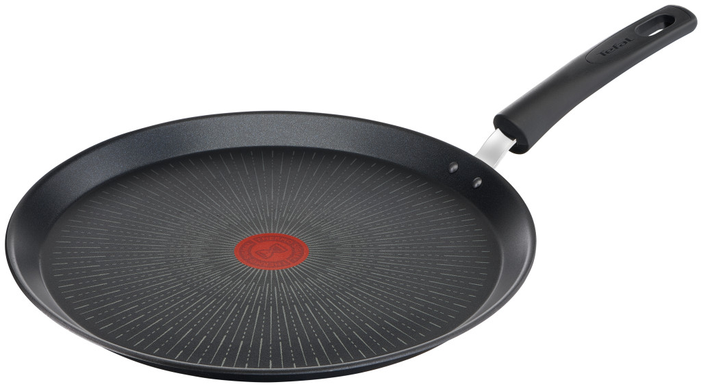 TEFAL | G2553872 Unlimited | Pancake Pan | Pancake | Diameter 25 cm | Suitable for induction hob | Fixed handle | Black