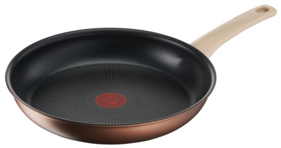 TEFAL | Frying Pan | G2540553 Eco-Respect | Frying | Diameter 26 cm | Suitable for induction hob | Fixed handle | Copper